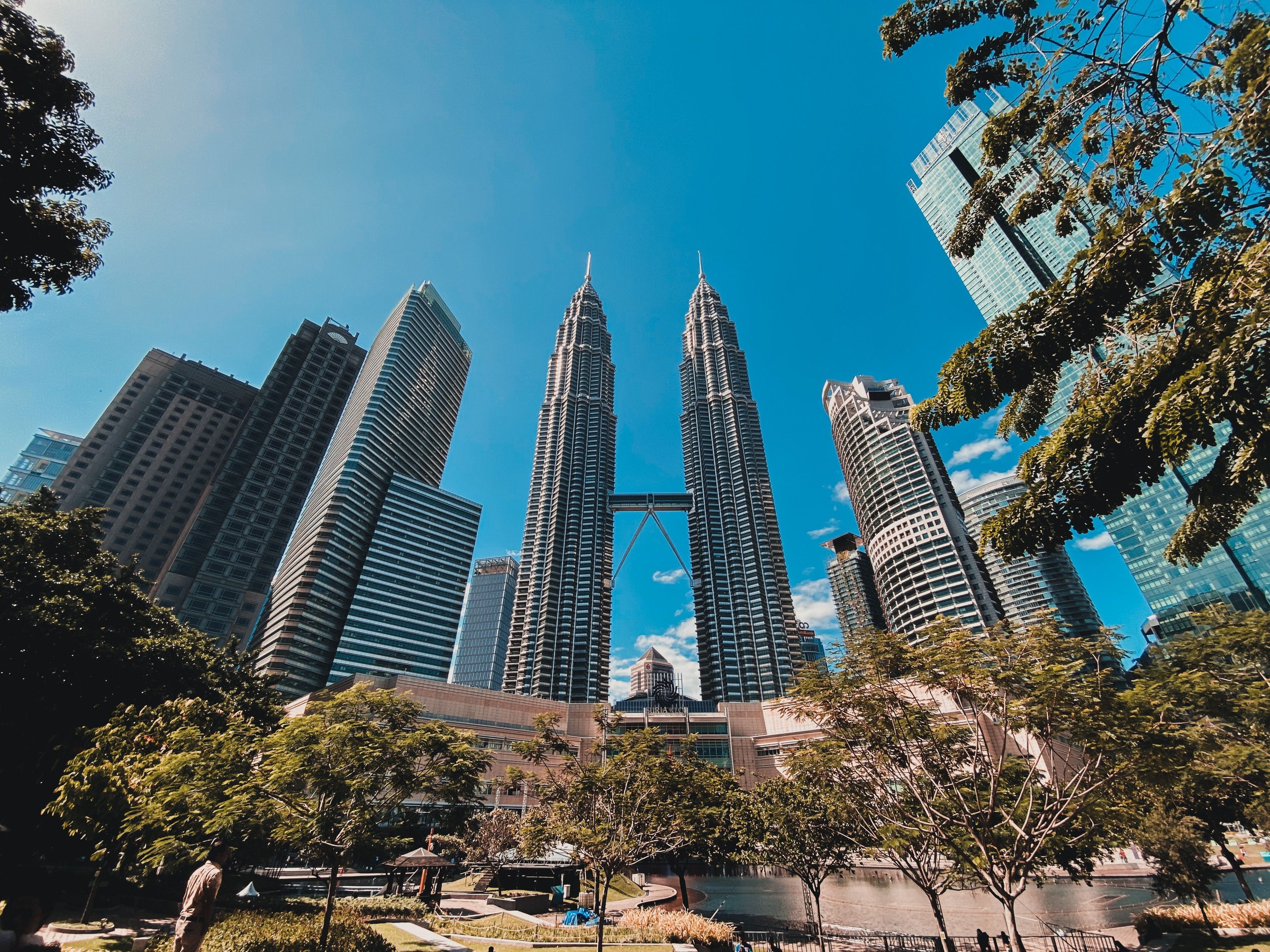 Kuala Lumpur, Petronas Twin Towers in daylight
